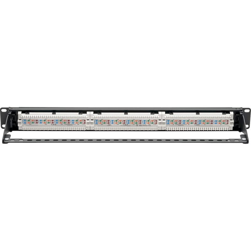 Tripp Lite Eaton Tripp Lite Cat6 24-Port PoE+ Patch Panel, RJ45 Ethernet, 1U Rackmount, EIA/TIA 568A/B Wiring Standards for 110 & Krone Terminations, (N252-P24), Black - Image 4